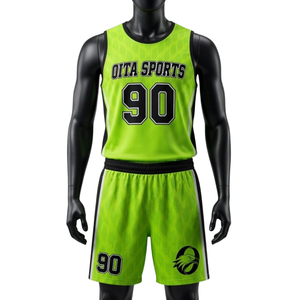 Unisex Neon <b>Green</b> Black Sublimation Lacrosse Uniform Set Polyester Regular Fit Lightweight Team Training Sports Wear Short - Product Image 1