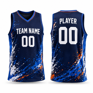 Custom Youth Sublimated Basketball Jersey Kids Team Uniform Personalized Name Number Logo Lightweight Quick Dry Shirt - Product Image 1