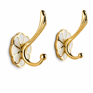 Brass Ribbon <b>Bow</b> Wall Hook Decorative Luxury Coat Hook Heavy Duty Robe Towel Hat Key <b>Holder</b> Elegant Vintage Home Decor Gold - Product Image 4