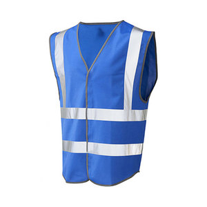 Hi Visibility Reflective Safety Vest With Reflective Strips Construction Workwear Working Safety <b>Worker</b> Vest <b>Jacket</b> - Product Image 2