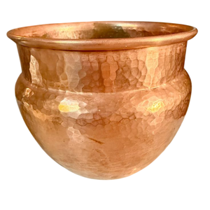 Maceta de latón antiguo con patrón tallado a mano para decoración de plantas de interior, estilo vintage. - Product Image 6