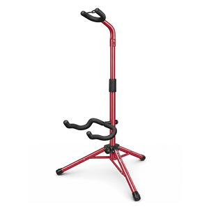 5 Core Red <b>Guitar</b> Stand <b>Wall</b> Mount Adjustable Heavy Duty w Neck Holder for Acoustic Electric Classic Bass - Product Image 1