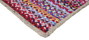 Alfombra Trenzada de Yute Chindi - Product Image 1