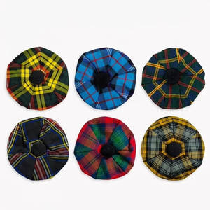 TAM O' SHANTER Hat <b>Bonnet</b> Beret Balmoral Scottish Tammy Hat | Available in Various Tartan - Product Image 1