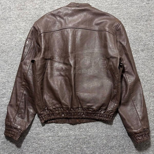 Veste bomber en cuir de haute qualité, grande taille, prix de gros, veste bomber en cuir, veste bomber en cuir la plus vendue - Product Image 2