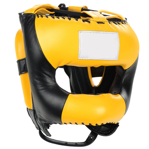 Protège-tête de boxe en cuir et PU personnalisable avec logo Lawd Sports pour l'entraînement - Vente en gros - Product Image 5