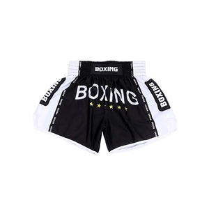 กางเกงมวย MMA สำหรับผู้ชาย ขายส่ง ผลิตจากโพลีเอสเตอร์ 100% แห้งเร็ว ระบายอากาศได้ดี ยืดหยุ่นสูง ปรับแต่งได้ คุณภาพสูง บริการ OEM ชุดออกกำลังกาย - Product Image 1