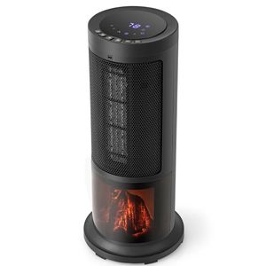 Caminetto Elettrico Portatile a Torre da 17 Pollici 1500W con Oscillazione a 135 Gradi per Riscaldamento Domestico - Product Image 3