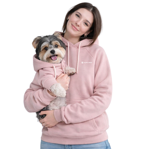 Human Hoodie for Dogs and Owners Matching Set Cozy Stylish Comfortable Hoodie for <b>Pets</b> and Humans Dusty Pink Color - Product Image 1