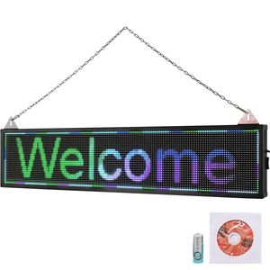 Display LED Programmabile per Interni P6 a Colori Completi 40\" X 9\" ad Alta Risoluzione, Controllato via WiFi e USB, Insegna Scorrevole con Messaggi Personalizzabili - Product Image 1