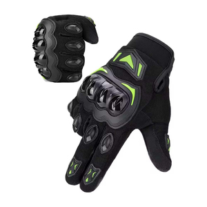 Outdoor <b>Full</b> Finger Race Gear Motorbike Racing Gloves Genuine Cowhide Leather Made <b>Full</b> Custom Waterproof Non <b>Slip</b> Riding Gloves - Product Image 1