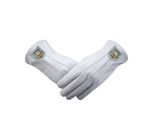 ถุงมือหนังสีขาวคุณภาพส่งออก รุ่นควีนออฟเดอะเซาท์ สำหรับงานพิธีการ - Product Image 1