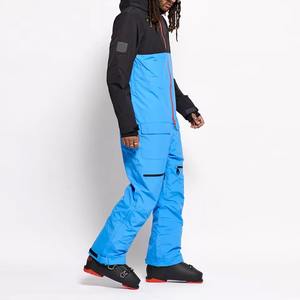 Traje de Esquí Unisex Impermeable y Transpirable con Forro Polar -Tex, Chaqueta Azul con Capucha y Cremallera, Pantalones de Snowboard Resistentes al Viento - Product Image 6