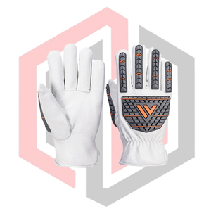 Gants anti-chocs, anti-coupures, respirants, flexibles, résistants aux déchirures, résistants à l'usure, isolants thermiques, antistatiques, ignifuges en cuir fendu - Product Image 1