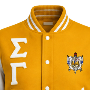 เสื้อแจ็คเก็ตบอมเบอร์ผ้าซาตินสำหรับผู้หญิง Sigma Gamma Rho น้ำหนักเบา สวมใส่สบาย ซิปหน้า แฟชั่นสตรีทแวร์สำหรับชมรมนักศึกษา เสื้อผ้าสั่งทำพิเศษ - Product Image 3