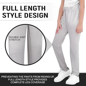 Men White <b>Baseball</b> Pants With Red Stripe Elastic Waist Breathable Polyester Pockets Regular Fit All Seasons Sport Trousers - Product Image 1