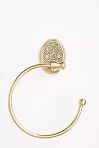 Stylish Iron Towel <b>Ring</b> For Bathroom Wall Mounted <b>Hand</b> Towel <b>Holder</b> Modern Decorative Metal Bathroom Accessory - Product Image 3