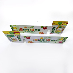 Portaetiquetas de PVC Marrón Impermeable, de Grado Alimenticio y Ecológico, para Exhibición en Estantes de Supermercados, Promoción y Publicidad Minorista - Product Image 2