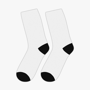 Chaussettes ras du cou pour femmes en coton uni respirant, violet, vert, jaune, tricotées, pour le yoga, compression de classe 1, imprimé numérique, usage quotidien, printemps - Product Image 6