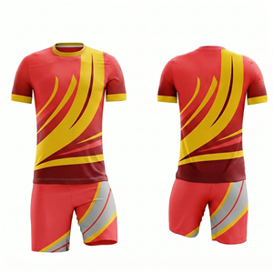 Uniforme de football unisexe de haute qualité, respirant, séchage rapide, léger, anti-humidité, antibactérien, sangle réglable, 100% - Product Image 1
