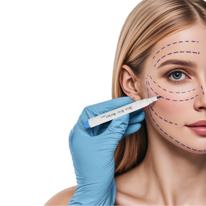 Bolígrafo Quirúrgico de Alta Precisión No Tóxico con Tinta Permanente Borrable de 1 mm para Marcar la Piel con Precisión - Product Image 1