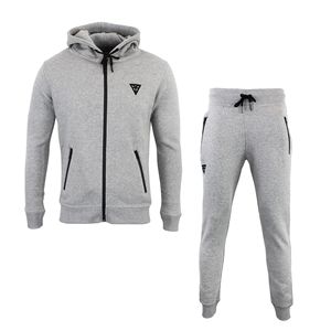 Custom <b>Men's</b> Plus Size 2-Piece Set Velour Tracksuit with Printed Solid Design Zip-Up <b>Jacket</b> & Casual <b>Velvet</b> Jogger Pants - Product Image 1