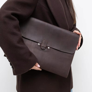 Funda Protectora para Portátil de Cuero Genuino, Funda Protectora para Portátil para el Trabajo, Negocios, Viajes, LS-0205 - Product Image 1