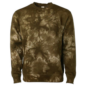 Sweat-shirt tie-dye pour femme, coupe classique, manches longues, tricoté, 100% coton, style automne - Product Image 1