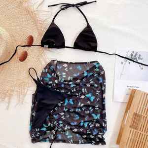 Conjunto de Bikini de 3 Piezas para Mujer, Diseño Sexy 2026, Tejido de la Mejor Calidad, Estampado por Sublimación, Ropa de Playa - Product Image 3