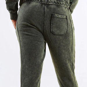 Pantalon large délavé style décontracté dernière mode, poids moyen, fabriqué en usine, 100 % toile de coton - Product Image 5