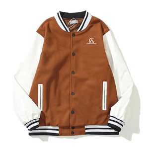Chaqueta Clásica Varsity de Invierno para Hombre con Interior Suave y Elegantes Colores en Contraste, Perfecta para Clima Frío - Product Image 1