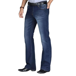Nouveau Jean Homme Élégant en Denim Durable Taille Mi-Haute, Doux, Respirant, Grande Taille, Coupe Droite, Lavage Clair, Style Décontracté - Product Image 3
