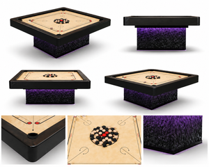Velar Elite Carrom <b>Table</b> Designer Wooden <b>Game</b> Board with Smooth Playing Surface - Product Image 4