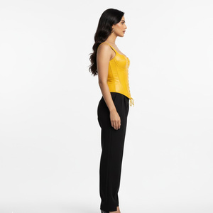 Corsé de Cuero Personalizado para Mujer, Top Estilo Gótico, Faja Reductora de Cintura, Transpirable para Uso Diario, Bordado a Mano Personalizado - Product Image 3