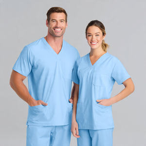 Haut de blouse médicale unisexe de qualité supérieure pour hôpital - Product Image 3