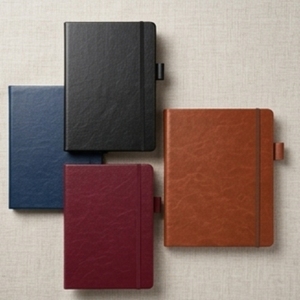 Aurelux RE0510 <b>A5</b> PU Velvet Premium Case Bound <b>Diary</b> with Elastic Lock Custom Logo Printing Multicolor Cover for Corporate Use - Product Image 3