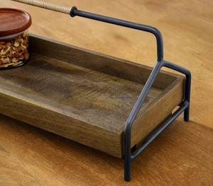 พรีเมี่ยมโลหะและมะม่วงไม้เคาน์เตอร์ที่ทำด้วยมือแคดดี้ผู้ผลิตผู้ค้าส่งโรงงานขายตรง - Product Image 2