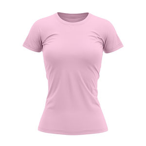 Custom Made Plus Size Women's Casual wear Eco-Friendly Quick Dry Breathable 100% Cotton T-Shirts with Custom Logo Printing OEM - Product Image 3