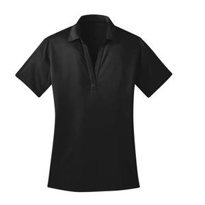 T-shirts en jersey de coton polyester pour femmes, col en V, vente en gros, manches courtes, vêtements décontractés tricotés pour femmes, polos en vente - Product Image 4