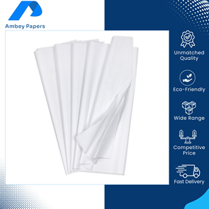 Expertos en la Venta de Papel Tisú Blanco de Origen Indio, Textura Suave, 17-40 GSM, Libre de Ácido, para Envolver e Imprimir - Product Image 3