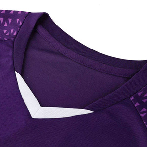 Conjunto de Camiseta de Balonmano FIRST DEW INT para Hombre, Cuello en V, Manga Corta, Absorbe la Humedad, 100% Poliéster, Impresión por Transferencia de Calor, Cintura Elástica - Product Image 3