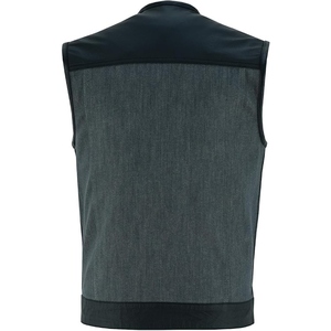 Custom Men's Genuine Leather Motorcycle Club Vest <b>Quilted</b> Biker Riding <b>Waistcoat</b> Premium Cowhide Leather Zip Vest - Product Image 2