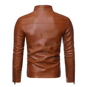 Veste en cuir pour homme durable avec un nouveau design pour une veste d'hiver confortable, collection outdoor - Product Image 2