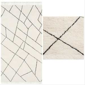 Tapis tissé à haute pile en coton Jute, moderne, élégant, de luxe, tapis de sol doux et durable pour le salon et la chambre à coucher - Product Image 3