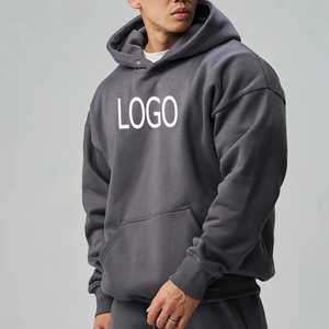 Wholesale Unisex <b>Hoodies</b> Customized Front Logo Printed Breathable Eco-Friendly Polyester/Cotton <b>Lightweight</b> <b>Hoodies</b> - Product Image 2