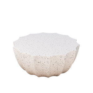 Tavolino da Caffè Moderno in Cemento MgO da 90 cm, Resistente e Impermeabile, per Terrazze, Giardini e Cortili - Product Image 6