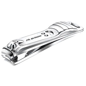 Cortauñas Grande con Lima de Uñas Integrada, Herramienta de Precisión Duradera para el Cuidado de las Uñas, Cortauñas Profesional de Acero al Carbono Plateado - Product Image 1