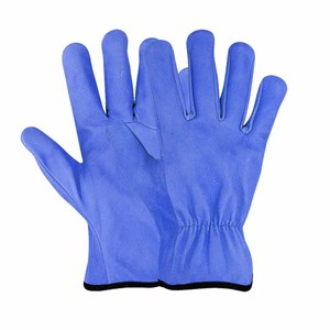 Best Performance Cowhide Grain Leather Yellow <b>Driver</b> <b>Gloves</b> Heat Resistant Industrial Safety Durability Gardening <b>Gloves</b> - Product Image 2