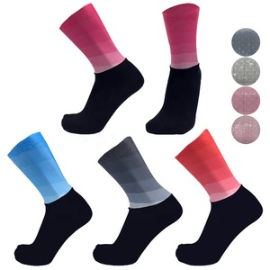 Custom Performance Athletic Crew <b>Socks</b> Colorblock Striped Cushioned Arch Support Sports <b>Socks</b> Wholesale Bulk - Product Image 5