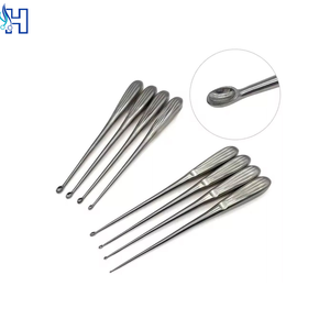 เครื่องมือผ่าตัดเหล็กกล้าไร้สนิม ปลายโค้ง 0 องศา ขนาด 14 นิ้ว สำหรับศัลยกรรมกระดูกและข้อ ขาย - Product Image 6